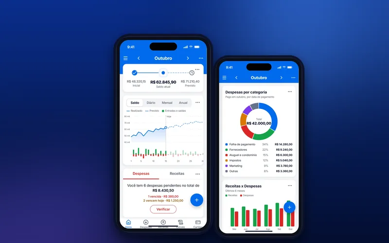 Aplicativo Falcon Finanças 3.0